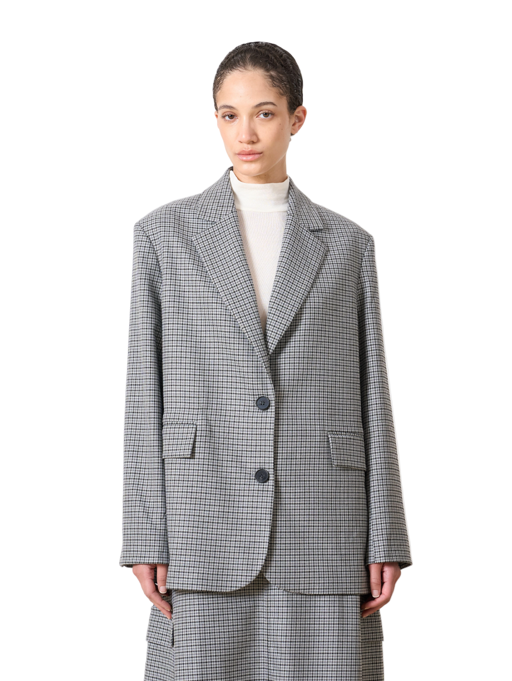 Edited Kainoa Blazer - Grey Check