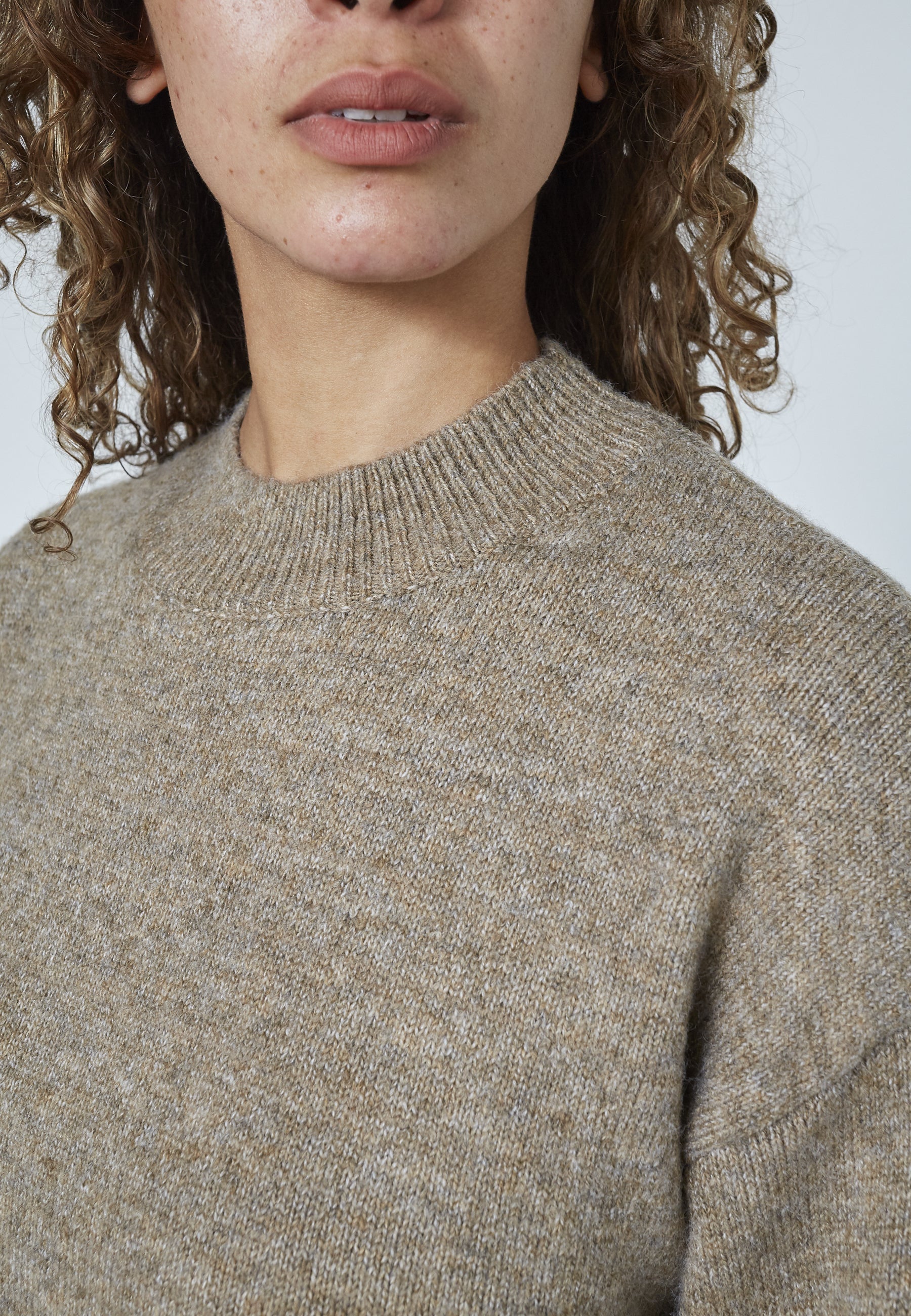 Sisters Point Luca Dress - D. Sand Melange