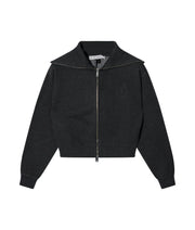 10Days Zip Cardigan Fleece - Antra Melee