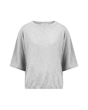 Knit-ted Merle T-Shirt - Grey Melange