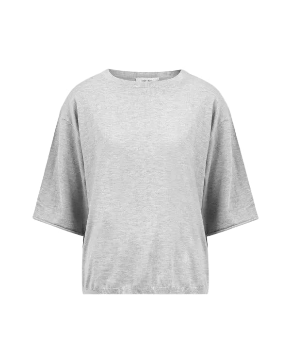 Knit-ted Merle T-Shirt - Grey Melange
