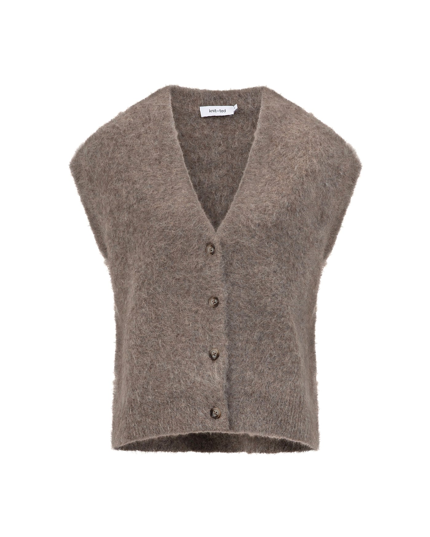 Knit-ted Constanze Cardigan - Mocca