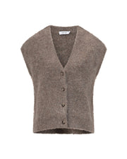 Knit-ted Constanze Cardigan - Mocca