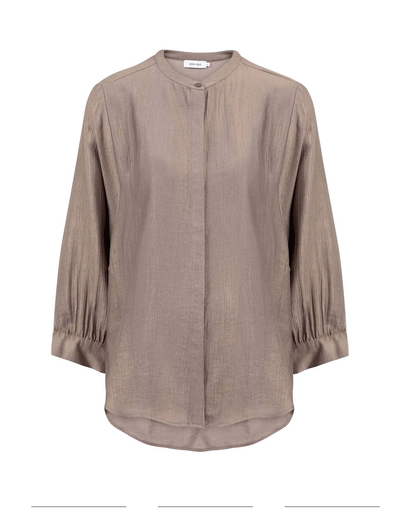 Knit-ted Chris Blouse - Mocca