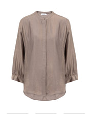 Knit-ted Chris Blouse - Mocca