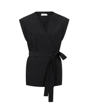 Knit-ted Iris Blouse - Black