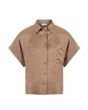 Knit-ted Paris Blouse - Toffee