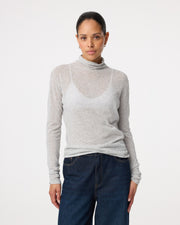 Knit-ted Roline Pullover - Grey Melange