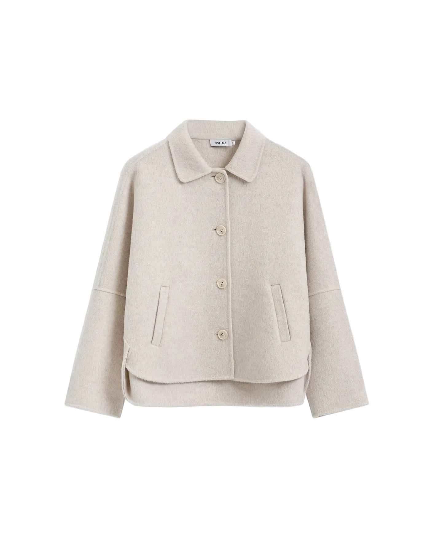 Knit-ted Flyn Jacket - Creme