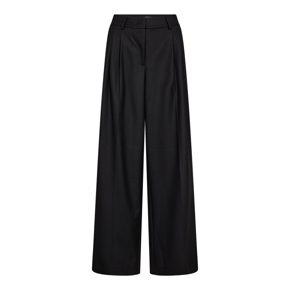 Co'couture Sibelle Pleat LL Pant - Black