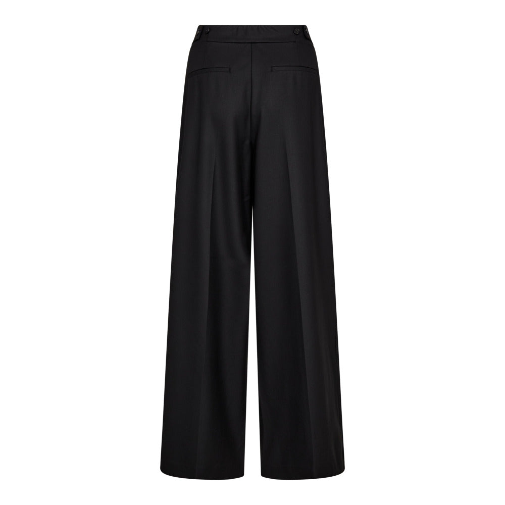 Co'couture Sibelle Pleat LL Pant - Black