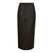 Co'couture Gitt Floor Skirt - Dark Brown
