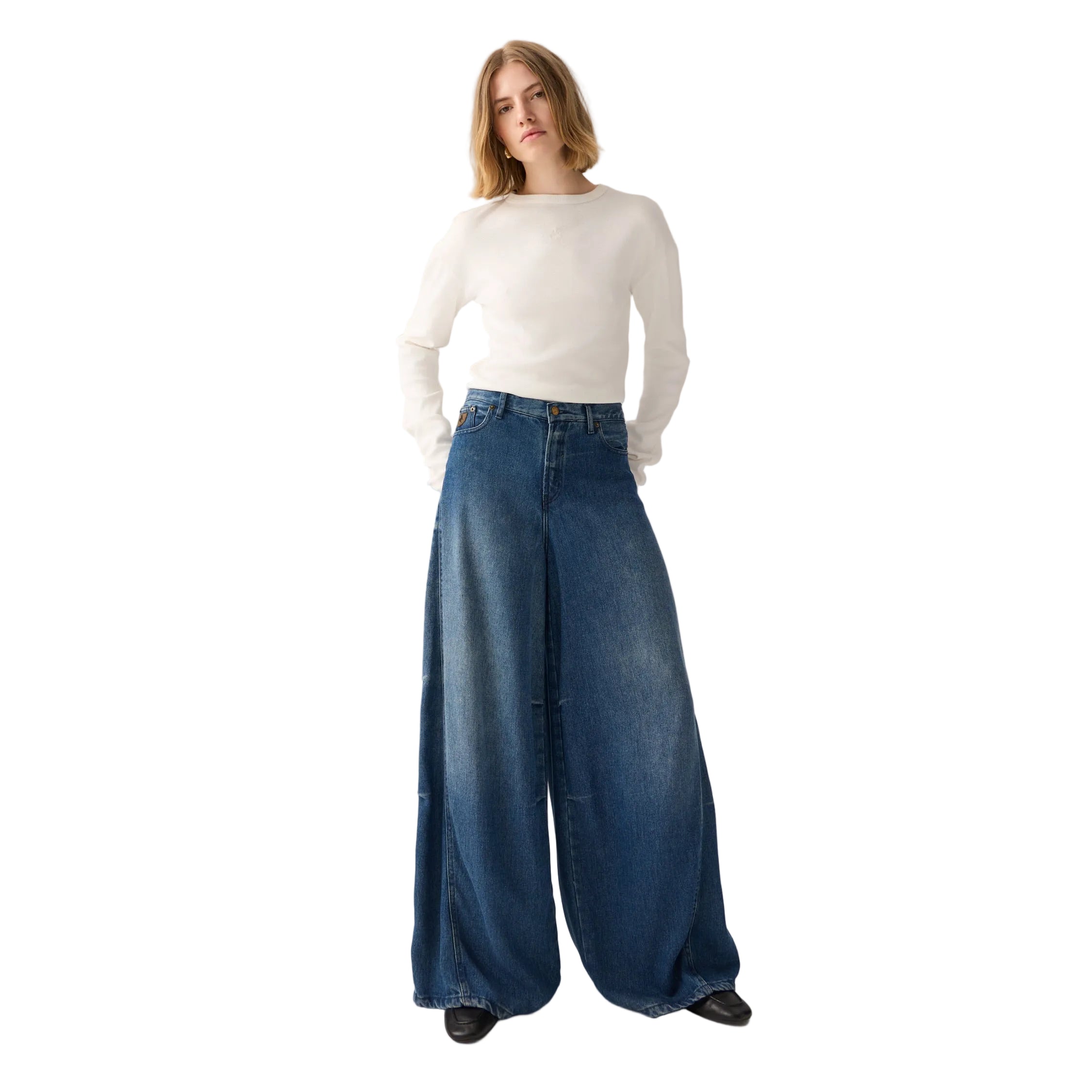 Lois Jeans Aerea - Deep Indigo Flow
