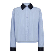 Co'couture Nelson Stripe Shirt - Pale Blue