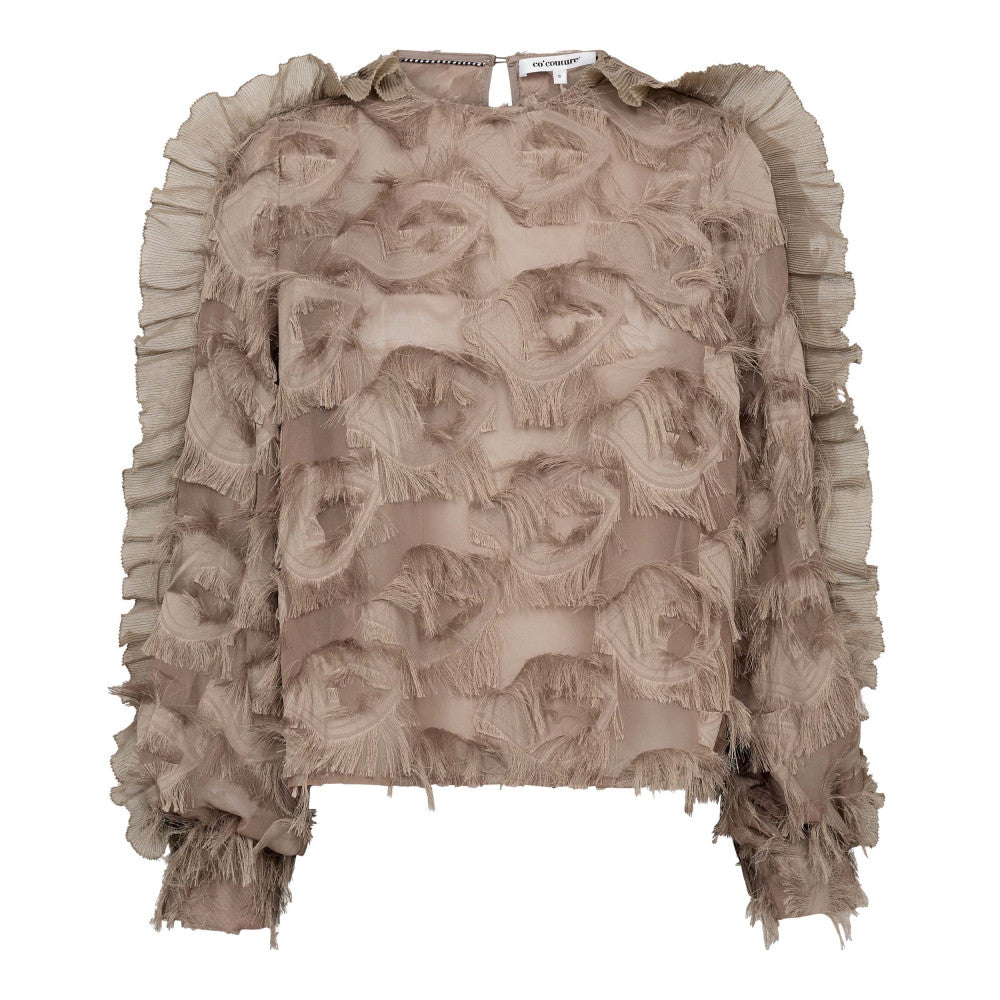 Co'couture Syra Structure Blouse - Walnut