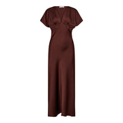 Co'couture Safira V-Dress - Dark Brown