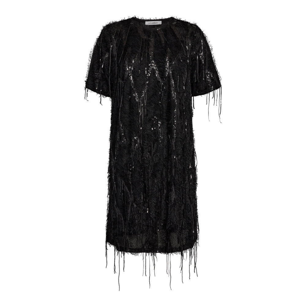 Co'couture Silla Sequin Dress - Black