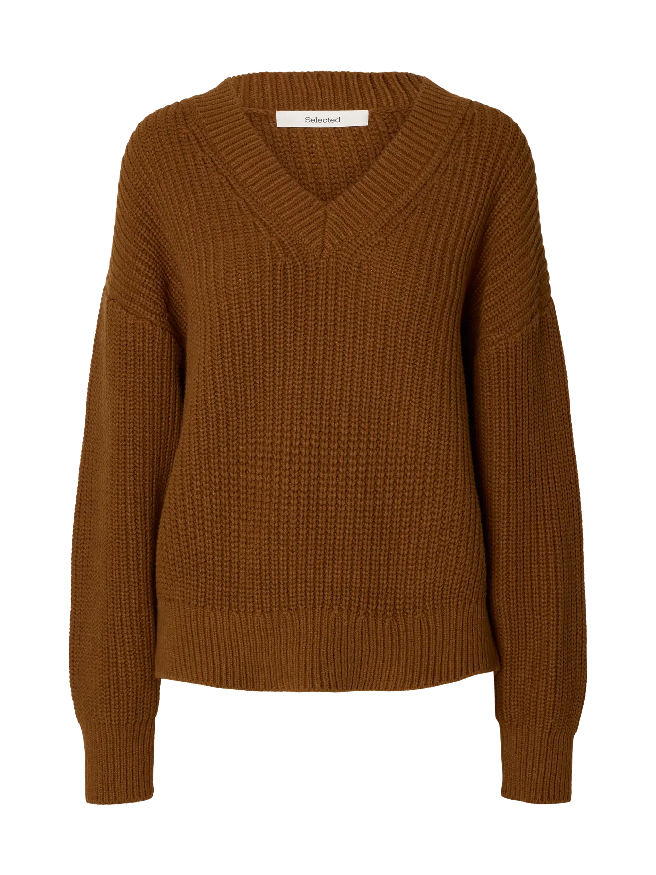 Rouge Edit Selected Femme Selma Sus LS Knit - Monks Robe