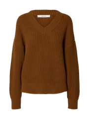 Rouge Edit Selected Femme Selma Sus LS Knit - Monks Robe