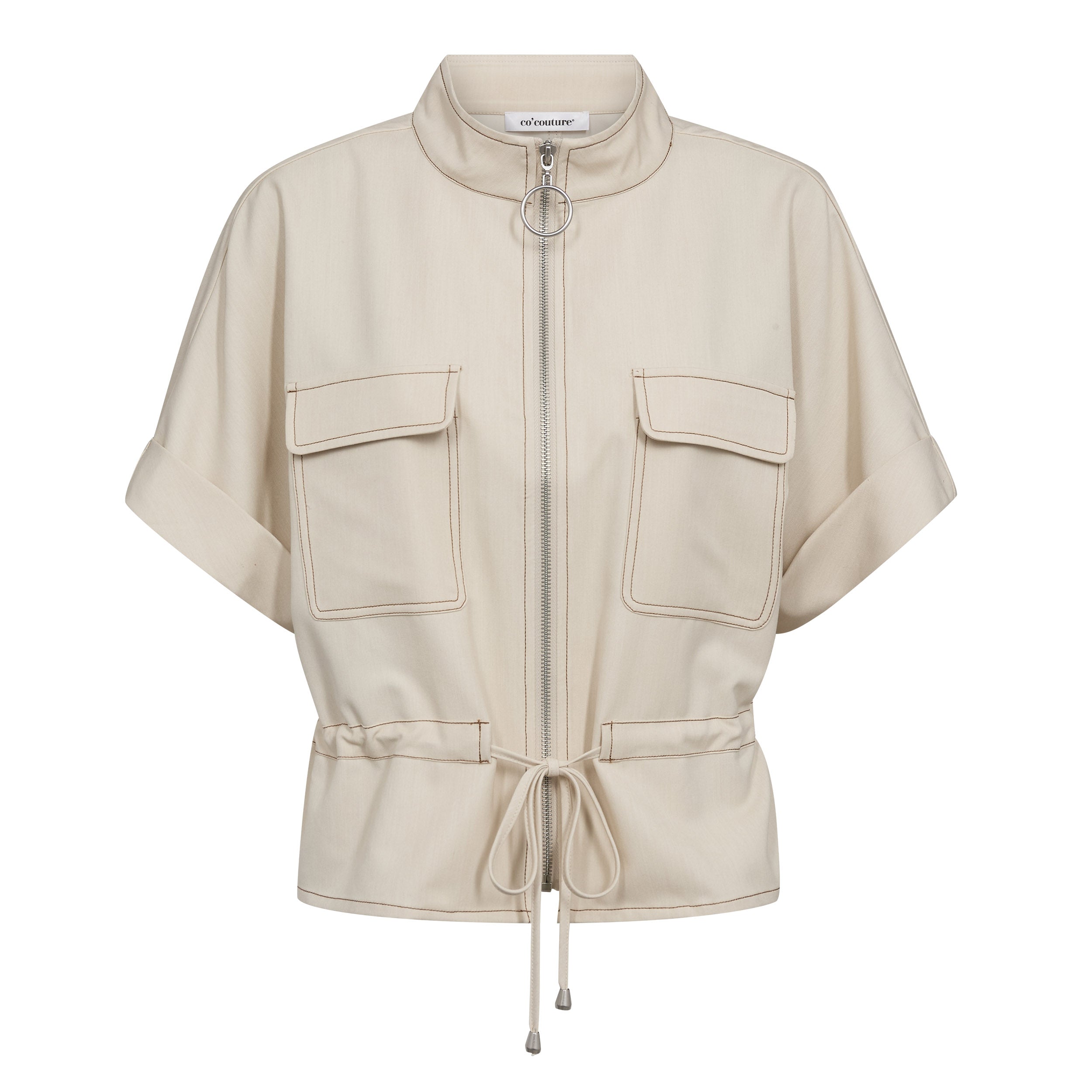 Co'couture Terry Vest - Bisquit