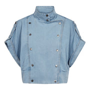 Co'couture Tilly Vest - Fade Denim