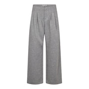 Co'couture Lance Pleat LL Sweatpant - Grey Melange