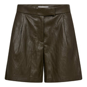 Co'couture Gitt Pleat Shorts - Army