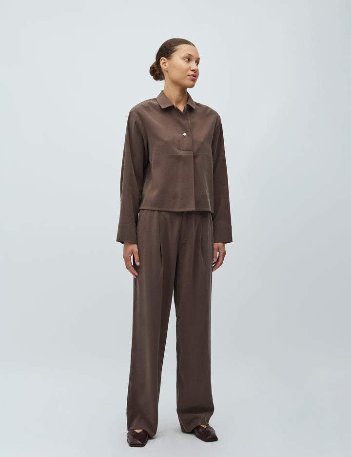 MbyM Elio Top - Chocolate Brown