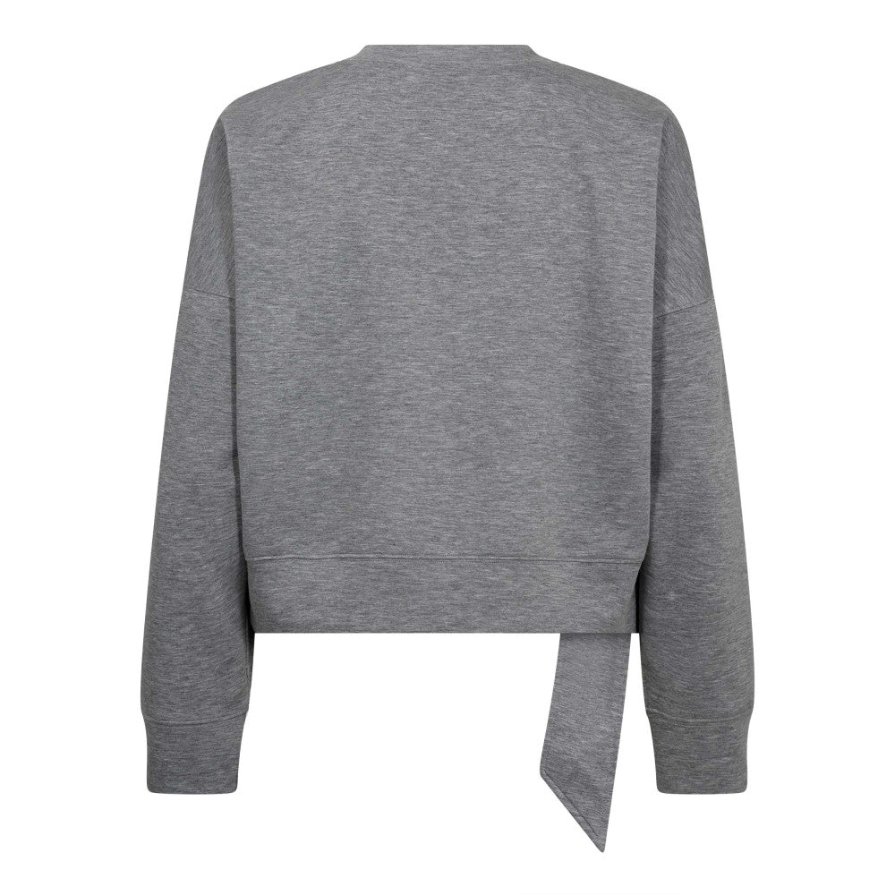 Co'couture Lance Belt Sweat - Grey Melange