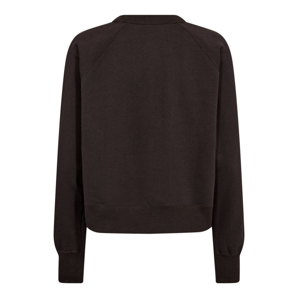 Co'couture Eris Emb Sweat - Dark Brown