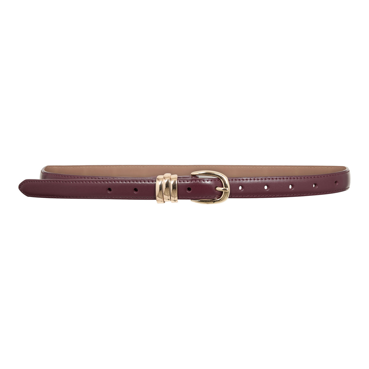 Co'couture Beno Belt - Wine Red