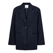 Co'couture Naida Pin Power Blazer - Navy
