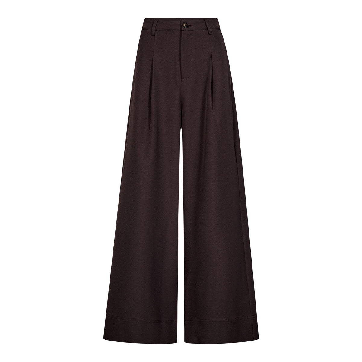 Co'couture Luna Pleat Pant - Bison