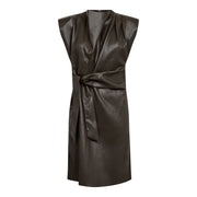 Co'couture Ivara Drape Dress - Black