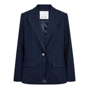 Co'couture Gabie Pin Fitted Blazer - Navy