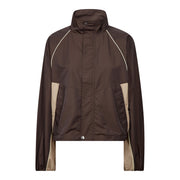 Co'couture Alora Block Jacket - Dark Brown