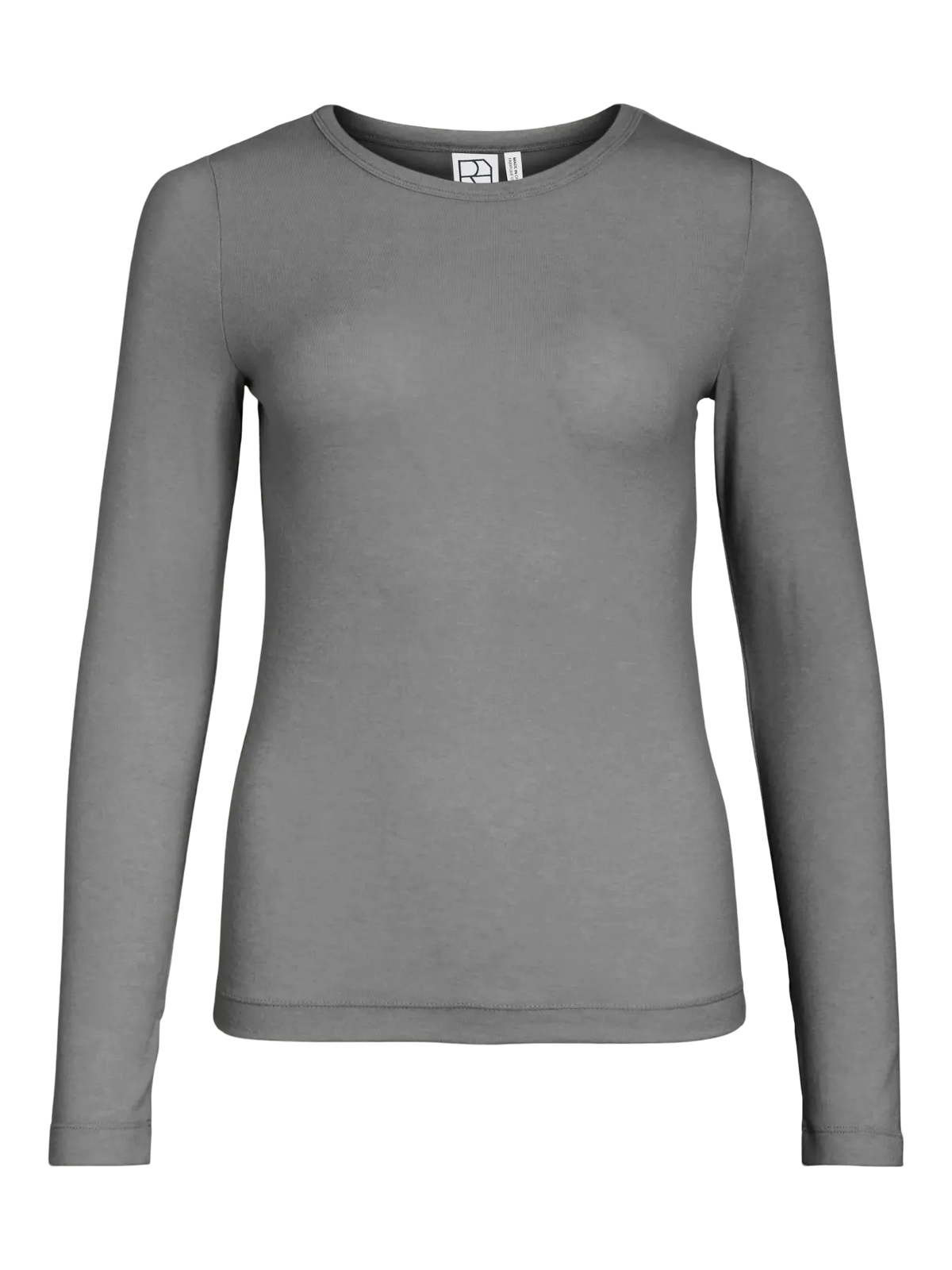Rouge Edit Maple LS O-Neck Tee - Medium Grey Melange