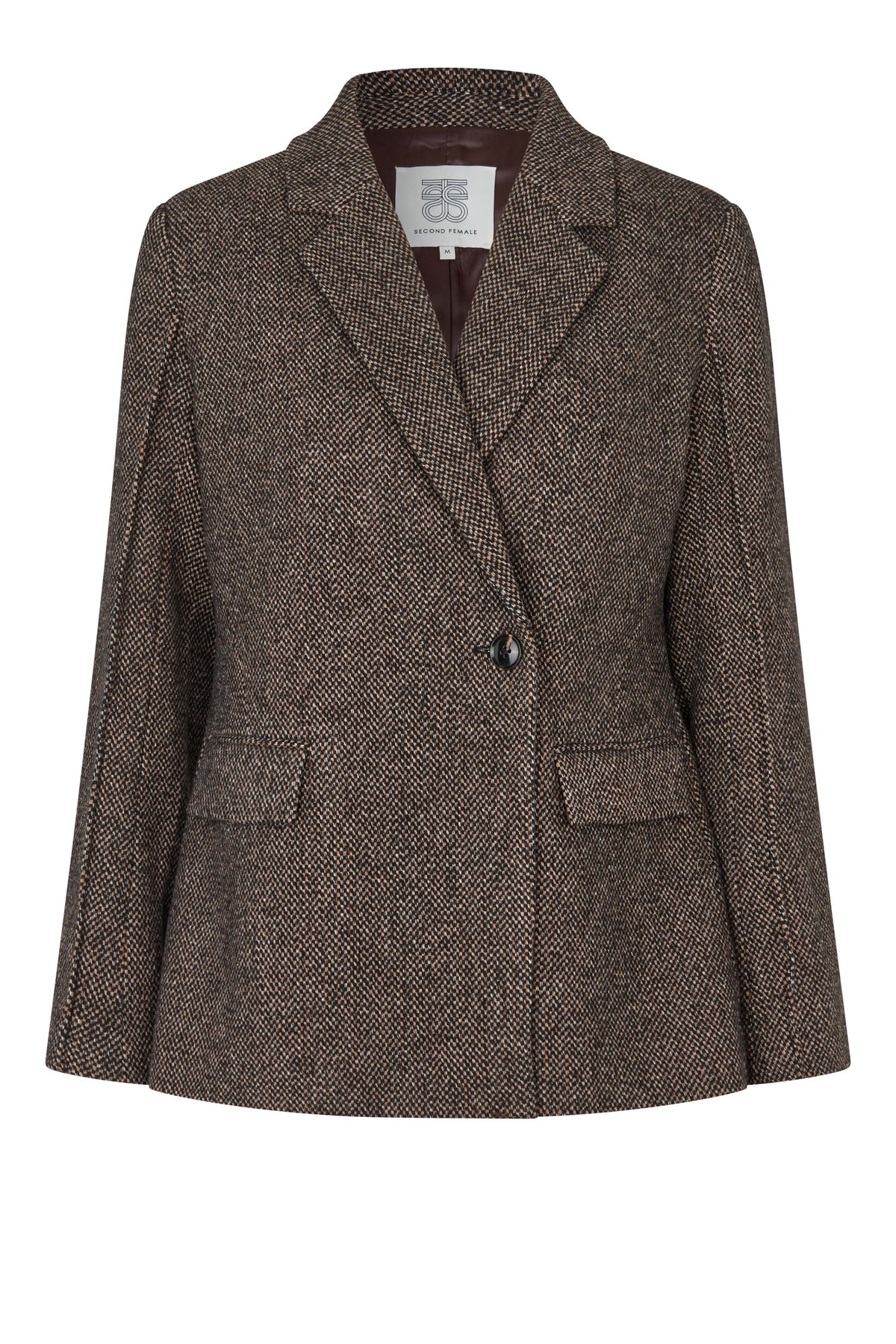 Second Female Emi New Fitted Blazer - Demitasse