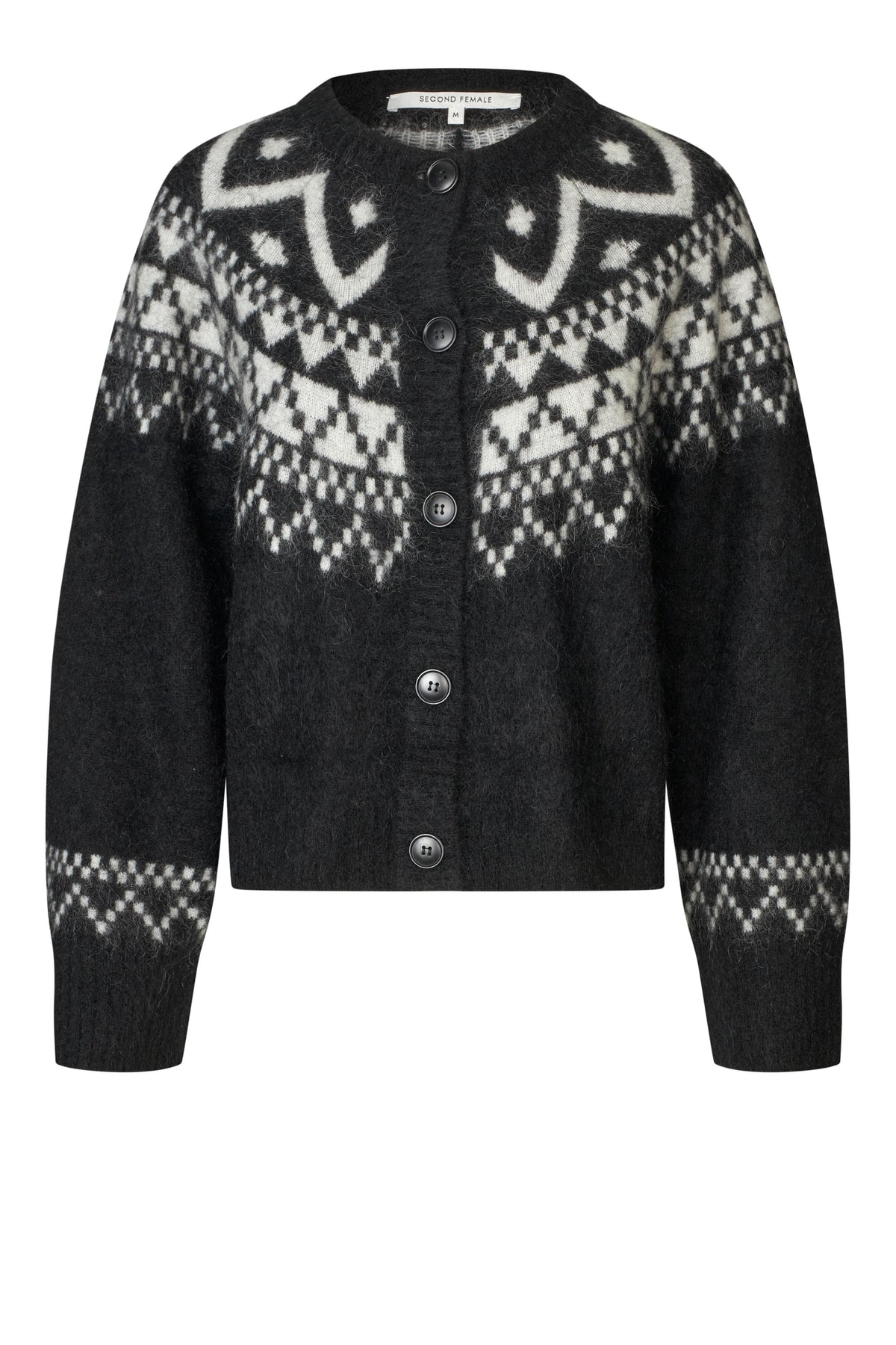 Second Female Kalia Knit Cardigan - Black