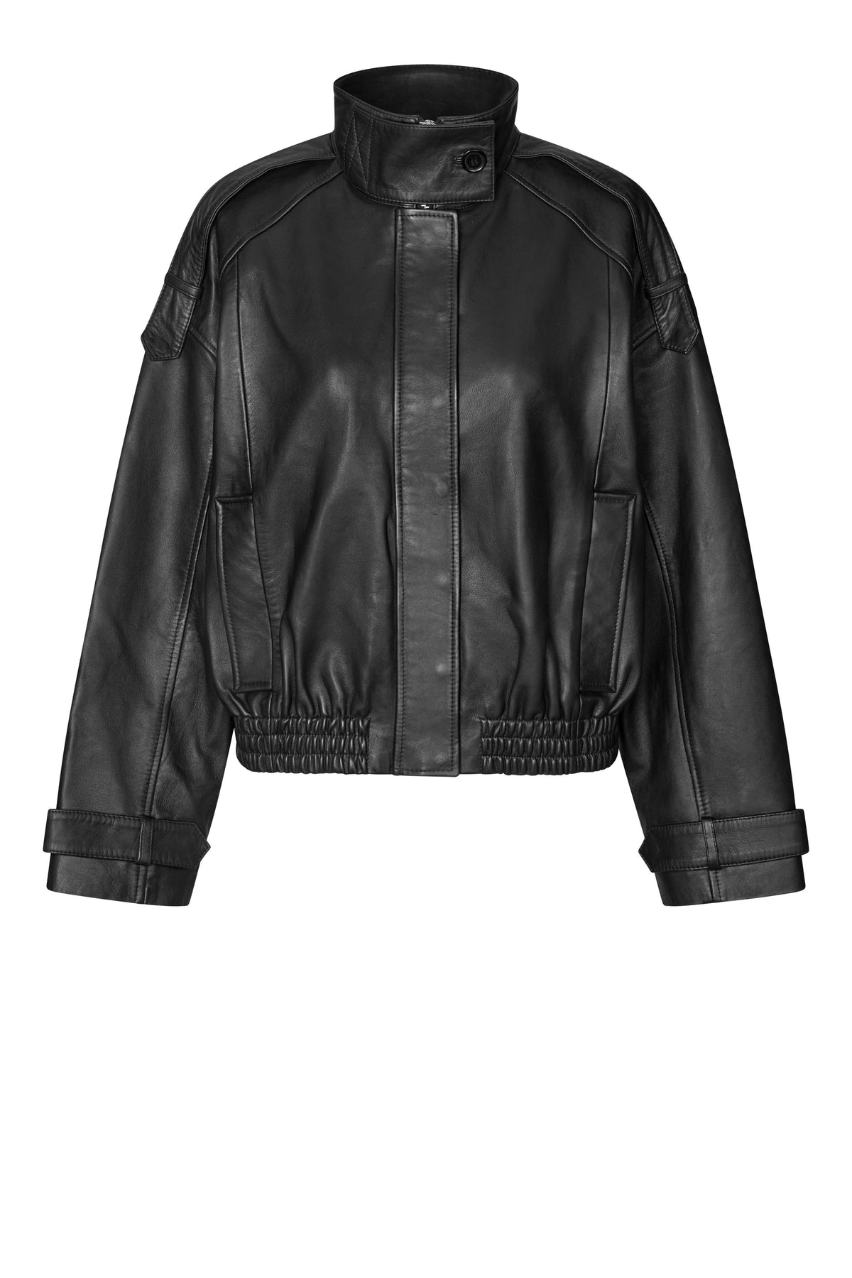 Second Female Aluka Leather Jacket - Black
