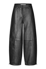 Second Female Aluka Leather Trousers - Black
