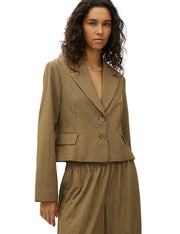 MbyM Haring Blazer - Light Olive Melange