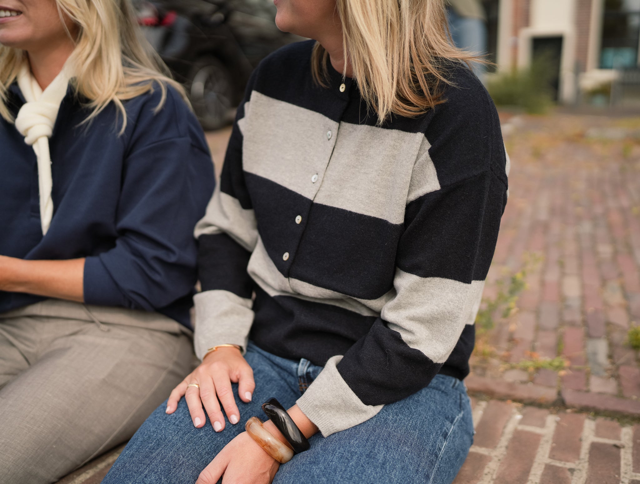 Knit-ted Dylan Pullover - Night Blue