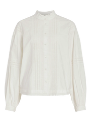 Rouge Edit Carolina Collar Shirt - Cloud Dancer