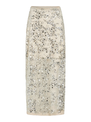 Rouge Edit Leona Ankle Skirt - Silver Sequins