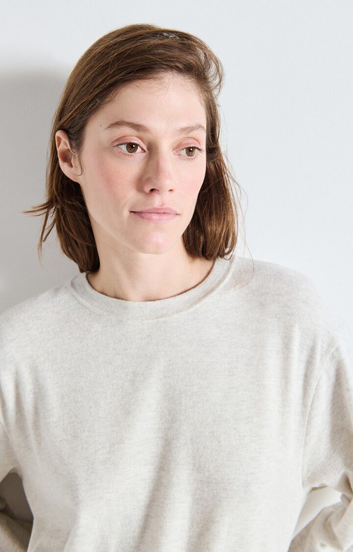 American Vintage Ypawood Longsleeve - Heather Grey Grisch