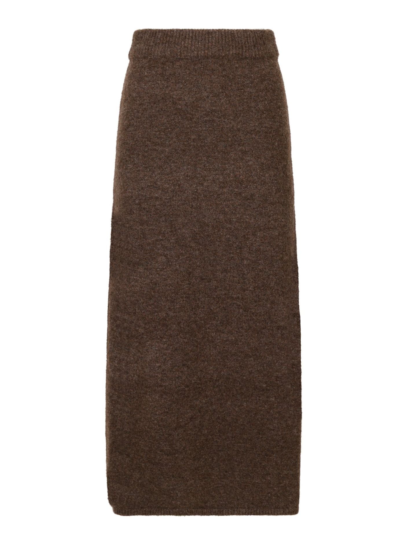 Neo Noir Ashanti Knit Skirt - Brown Melange