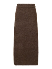 Neo Noir Ashanti Knit Skirt - Brown Melange