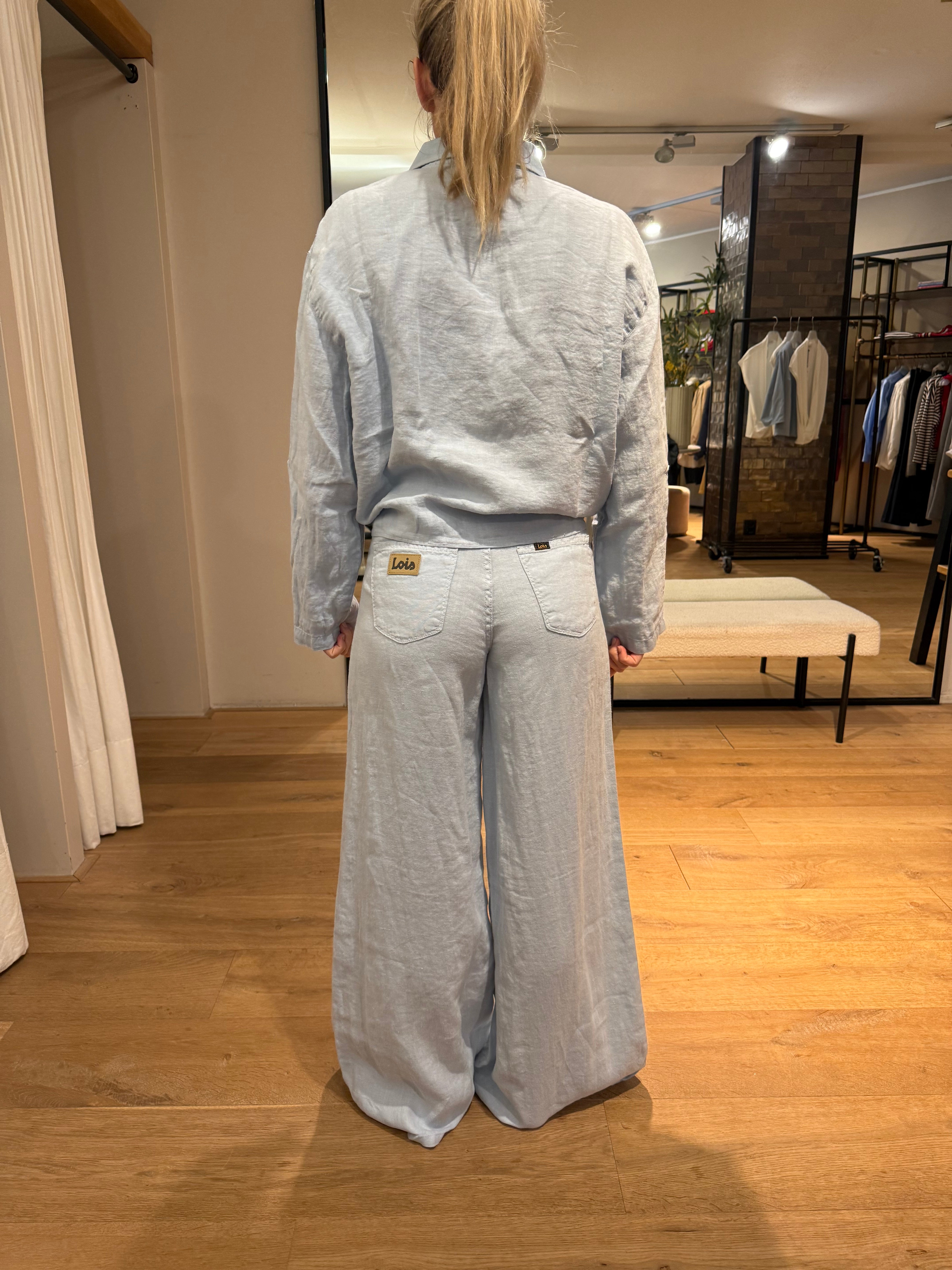 Lois Jeans Pia Blouse - Pearl Blue