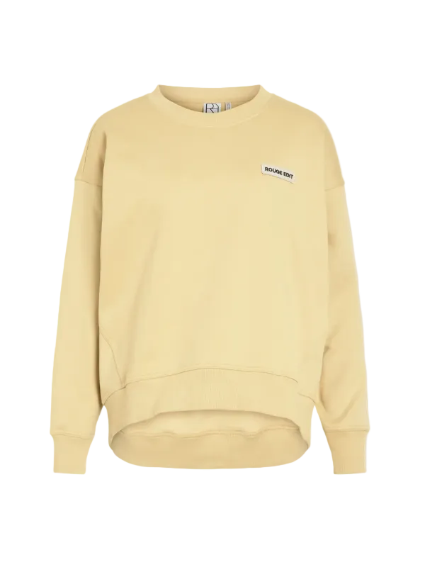 Rouge Edit York O-Neck Sweat - Silver Fern